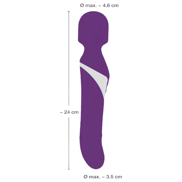 Javida Wand & Pearl - vibromasseur 2en1 - puissant - violet