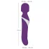Javida Wand & Pearl - vibromasseur 2en1 - puissant - violet