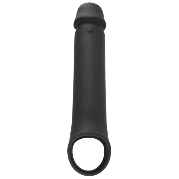 Rebel - gaine pénienne vibrant sans fil rechargeable - silicone noir