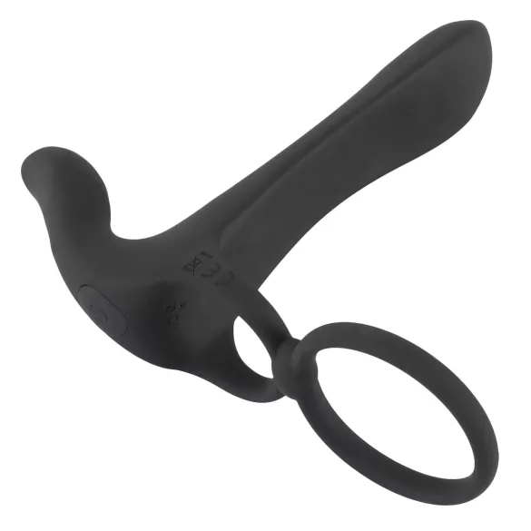 Black Velvets - vibromasseur couple 2en1 et cockring rechargeable - noir
