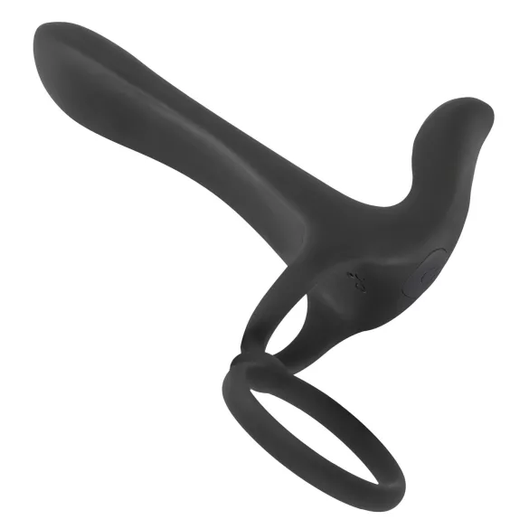 Black Velvets - vibromasseur couple 2en1 et cockring rechargeable - noir