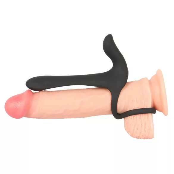 Black Velvets - vibromasseur couple 2en1 et cockring rechargeable - noir