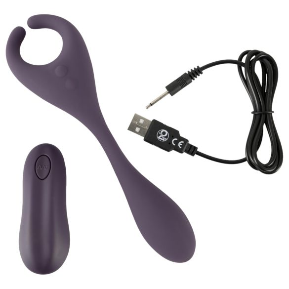 Couples Choice - vibromasseur pour couples avec 2 moteurs - rechargeable violet