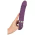 SMILE Soft - vibromasseur chauffant rechargeable - silicone violet