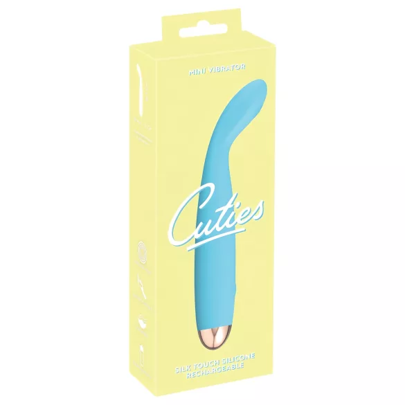 Cuties Mini - vibromasseur point G rechargeable étanche - turquoise