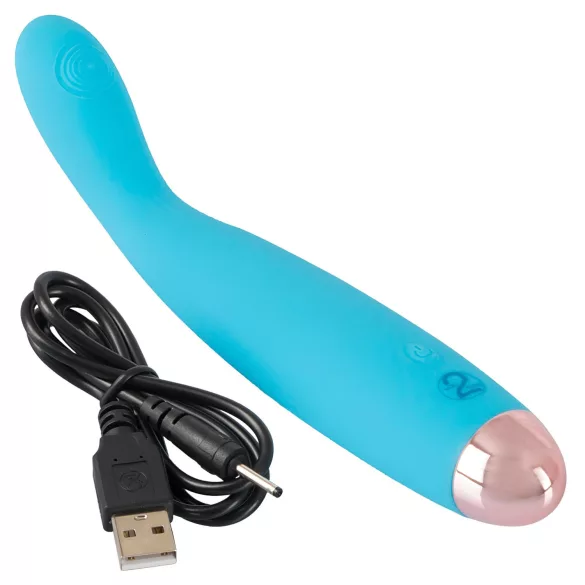 Cuties Mini - vibromasseur point G rechargeable étanche - turquoise