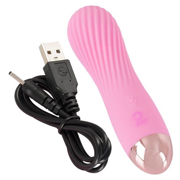 Cuties Mini - vibromasseur spirale rechargeable étanche - rose