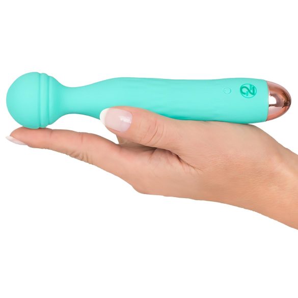 Cuties Mini Wand - rechargeable, étanche, vibromasseur massant (vert)