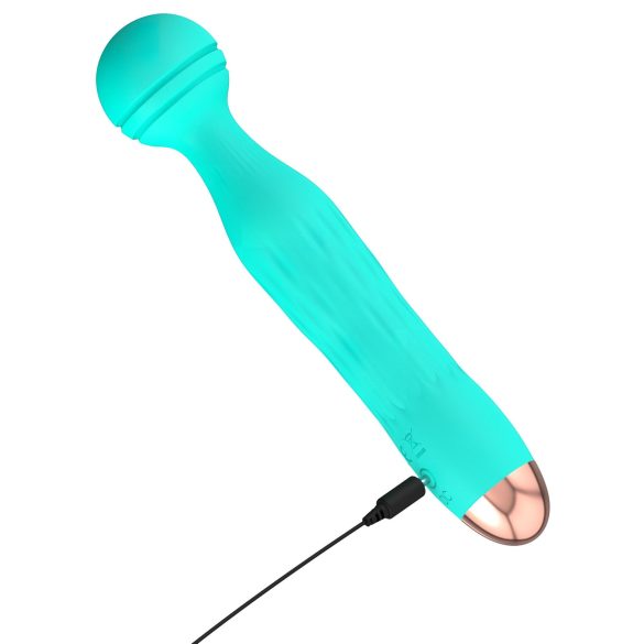 Cuties Mini Wand - rechargeable, étanche, vibromasseur massant (vert)