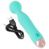 Cuties Mini Wand - rechargeable, étanche, vibromasseur massant (vert)
