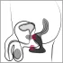 Svakom Vick Neo - plug anal vibrant connecté VR - rechargeable - noir