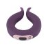 Couples Choice - anneau pénien vibrant double moteur rechargeable - violet