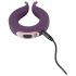 Couples Choice - anneau pénien vibrant double moteur rechargeable - violet