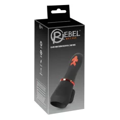   Rebel - vibromasseur gland rechargeable 2 moteurs - silicone noir