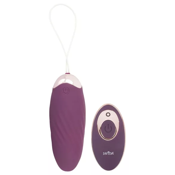 Javida Shaking Love - œuf vibrant télécommandé à pulsations - violet