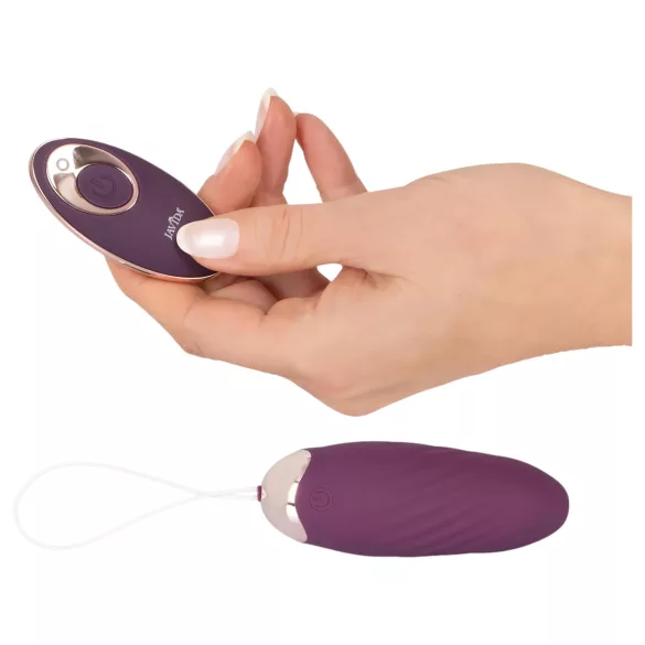 Javida Shaking Love - œuf vibrant télécommandé à pulsations - violet