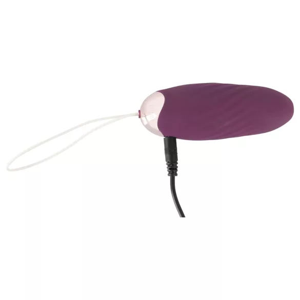 Javida Shaking Love - œuf vibrant télécommandé à pulsations - violet