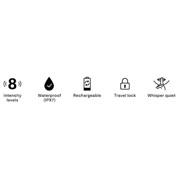 We-Vibe Tango X - vibromasseur stick waterproof - bleu