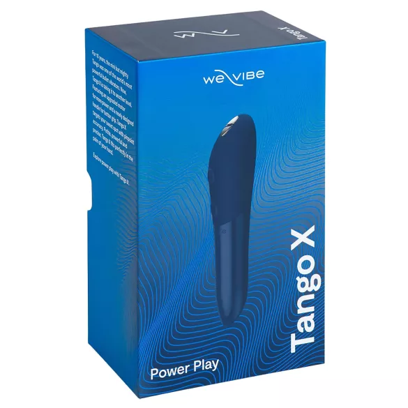 We-Vibe Tango X - vibromasseur stick waterproof - bleu