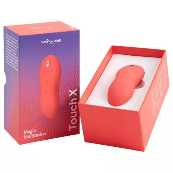 We-Vibe Touch X - vibromasseur clitoridien rechargeable étanche - corail