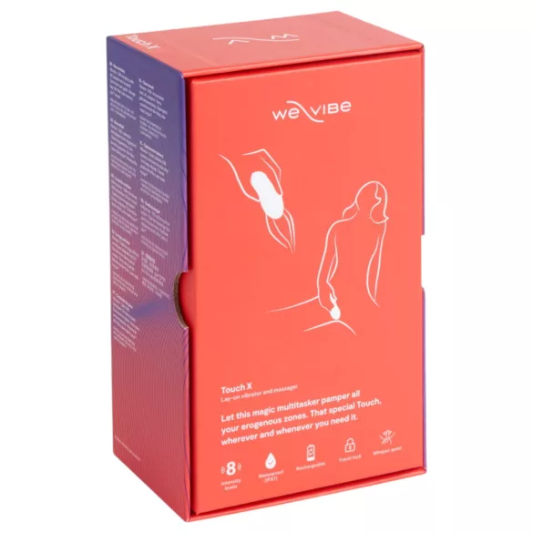 We-Vibe Touch X - vibromasseur clitoridien rechargeable étanche - corail