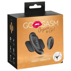   GoGasm Panty - vibromasseur clitoridien télécommandé rechargeable - noir