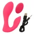 SMILE - Vibromasseur culotte télécommandé rechargeable 2-en-1 - rose