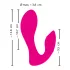SMILE - Vibromasseur culotte télécommandé rechargeable 2-en-1 - rose