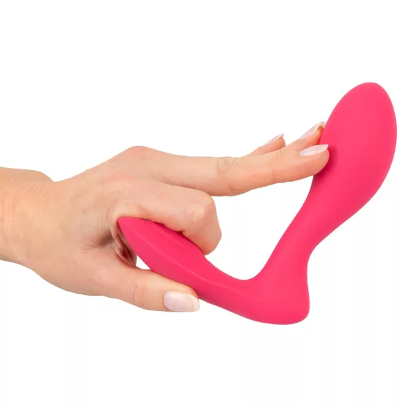 SMILE - Vibromasseur culotte télécommandé rechargeable 2-en-1 - rose