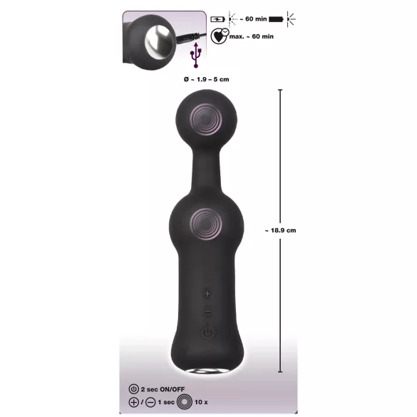 Black Velvets - Vibromasseur prostatique (noir)