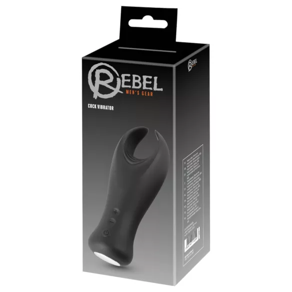 Rebel - masturbateur pénien vibrant - silicone noir