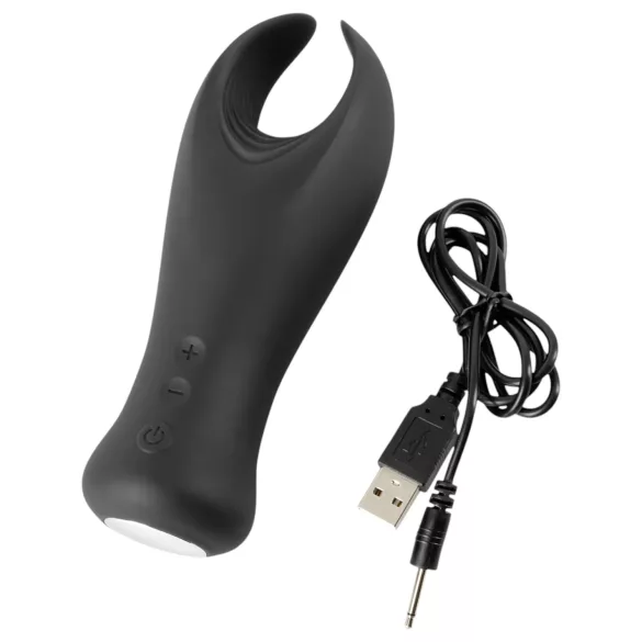 Rebel - masturbateur pénien vibrant - silicone noir