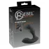 Rebel - masseur prostatique vibrant télécommandé rechargeable - silicone noir
