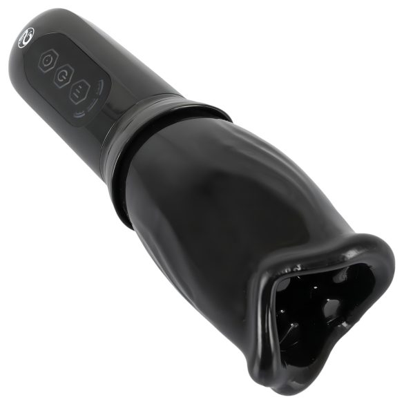 STROKER - masturbateur bouche rotatif rechargeable - noir
