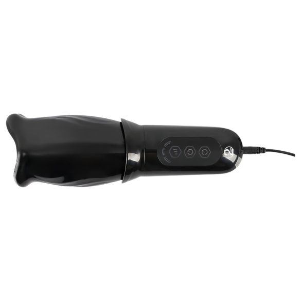 STROKER - masturbateur bouche rotatif rechargeable - noir