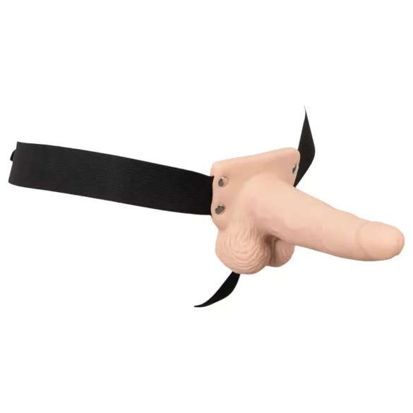 You2Toys - gode ceinture creux vibrant - couleur chair