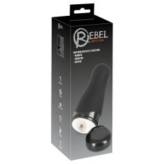   Rebel - masturbateur réaliste chauffant 3 fonctions rechargeable