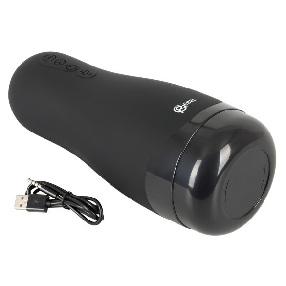 Rebel - masturbateur réaliste chauffant 3 fonctions rechargeable