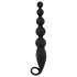 ANOS - Boules anales vibrantes - perles - silicone noir