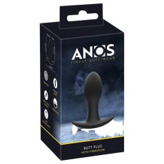   ANOS - vibromasseur prostate rechargeable étanche - silicone noir