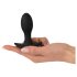 ANOS - vibromasseur prostate rechargeable étanche - silicone noir