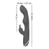 SMILE - vibromasseur double stimulation flexible - point G et clitoris - violet