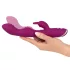 SMILE - vibromasseur double stimulation flexible - point G et clitoris - violet
