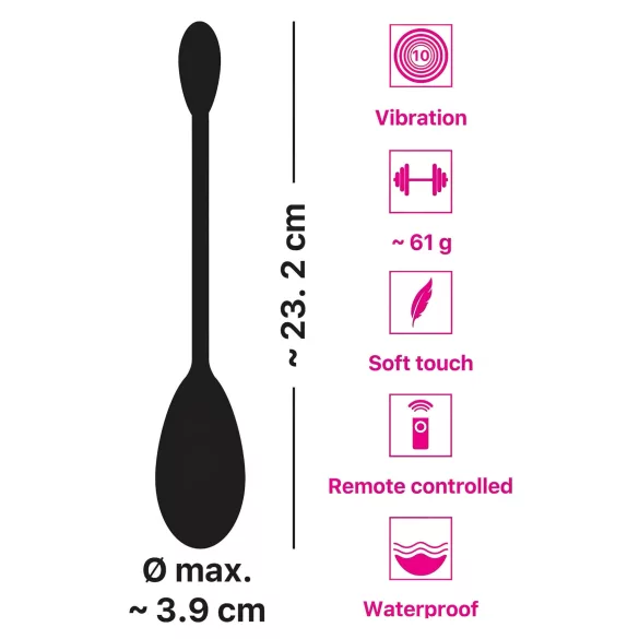 You2Toys - œuf vibrant télécommandé rechargeable - violet