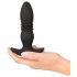ANOS - vibromasseur anal à télécommande (noir)