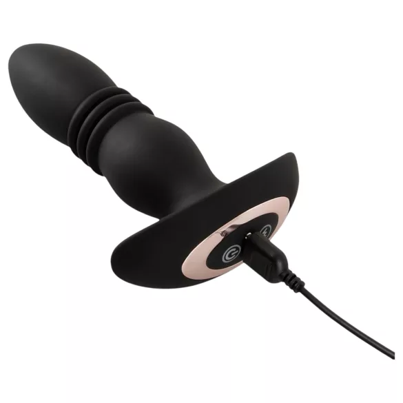 ANOS - stimulateur anal vibrant télécommandé sans fil - silicone noir