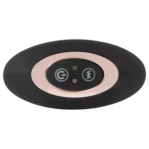 ANOS - stimulateur anal vibrant télécommandé sans fil - silicone noir