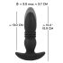 ANOS - vibromasseur anal à télécommande (noir)