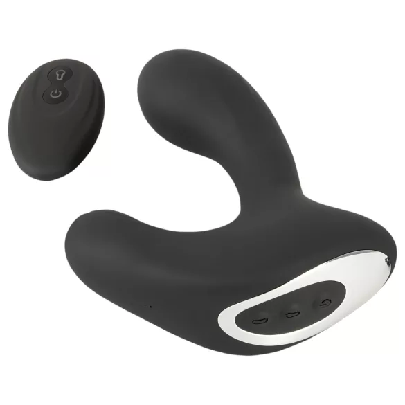 Rebel RC - plug anal vibrant gonflable sans fil rechargeable - noir