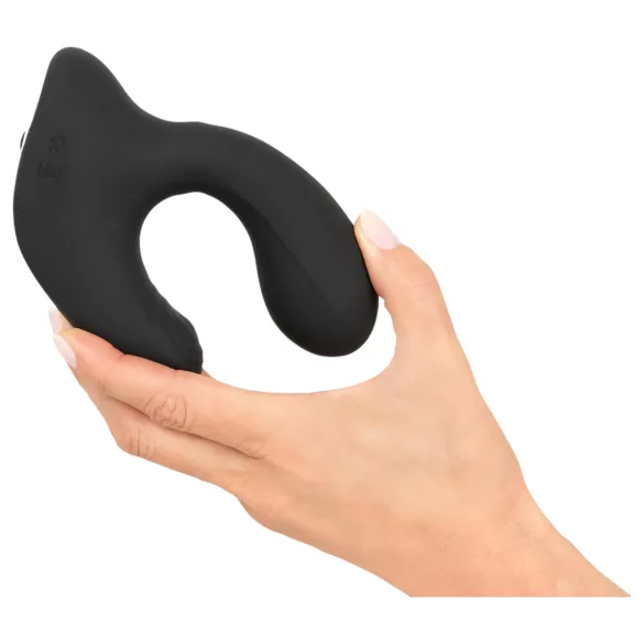 Rebel RC - plug anal vibrant gonflable sans fil rechargeable - noir